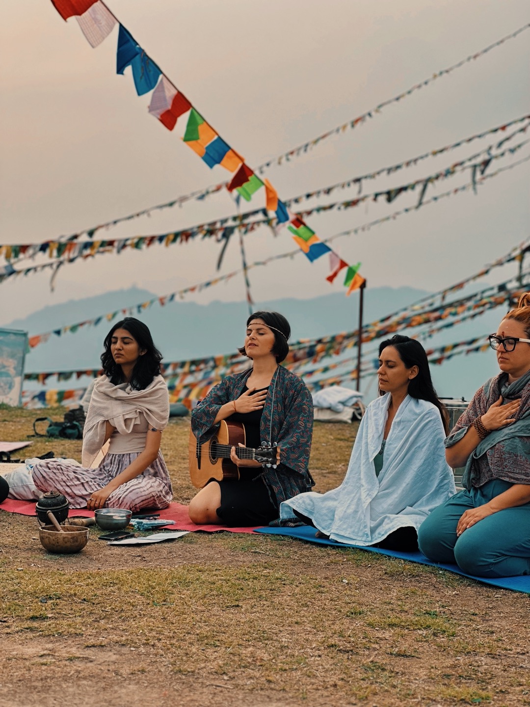 Women gathered outdoors for the Voice Activation Workshop at Parea Berlin